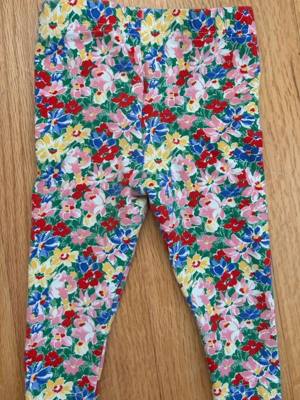 Ralph Lauren Floral Stretch Leggings - Green, Red, Blue, Pink, Yellow